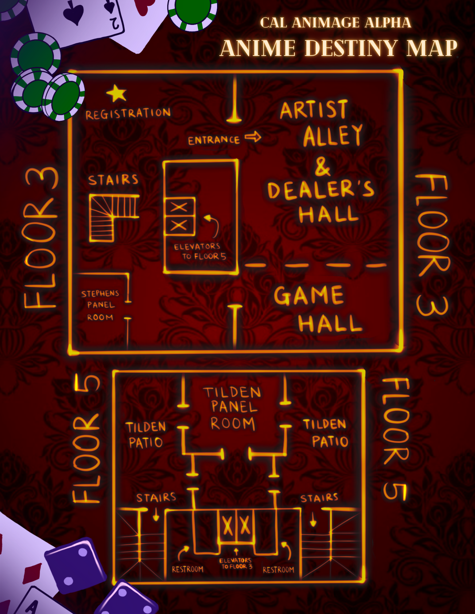 Artist Alley Map